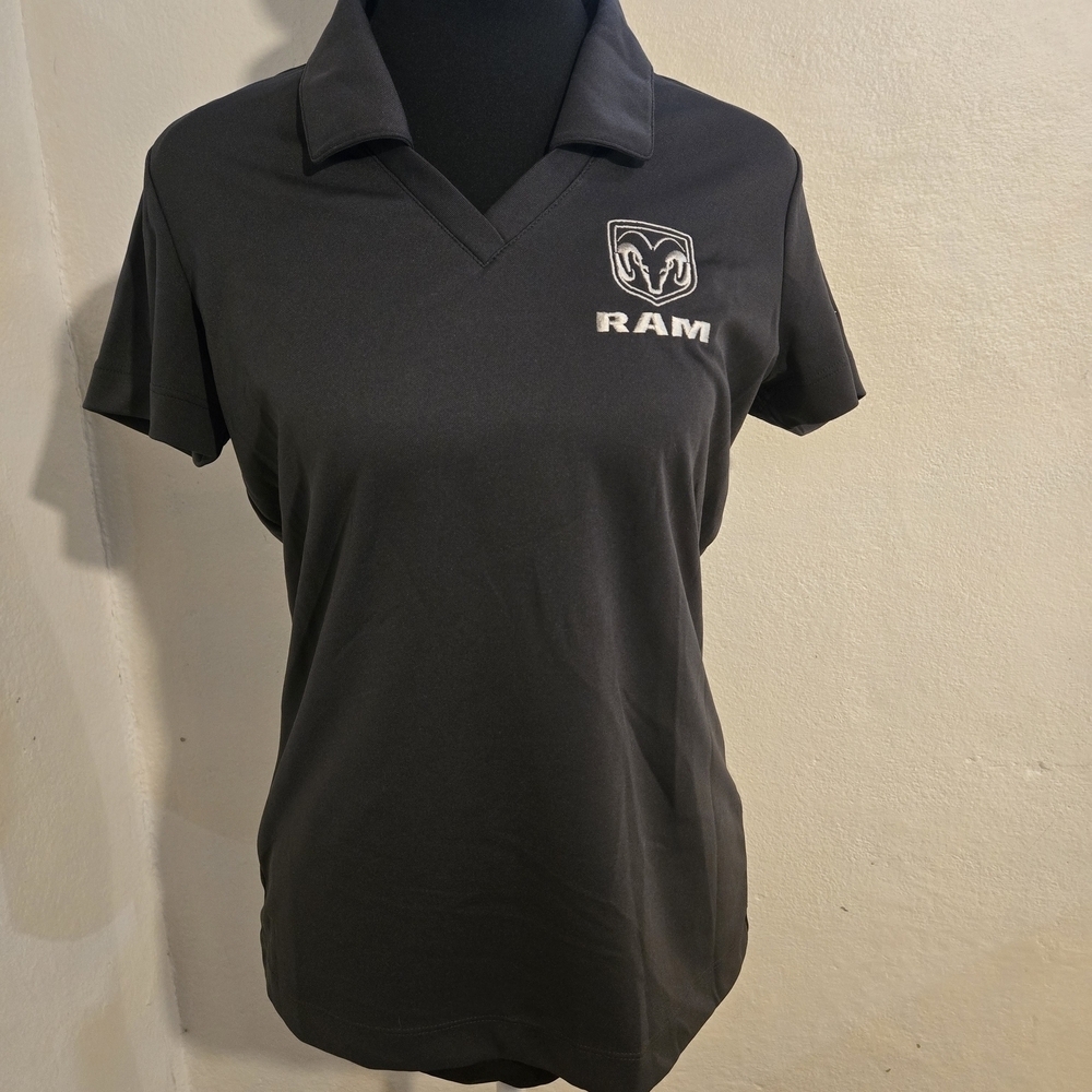 Ram Nike Golf Gray Short Sleeve Polo Size S
